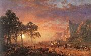 Albert Bierstadt The Oregon Trail oil painting on canvas